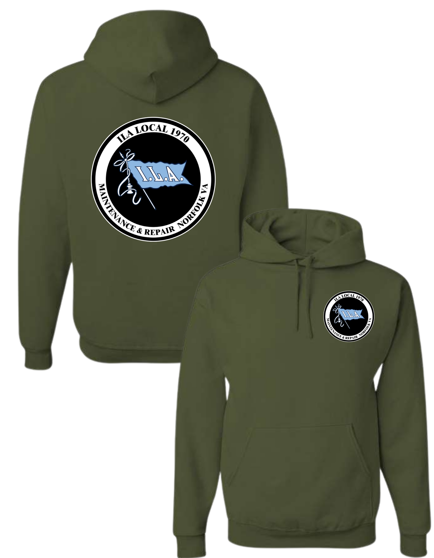 ILA Flag Local 1970 Hoodie