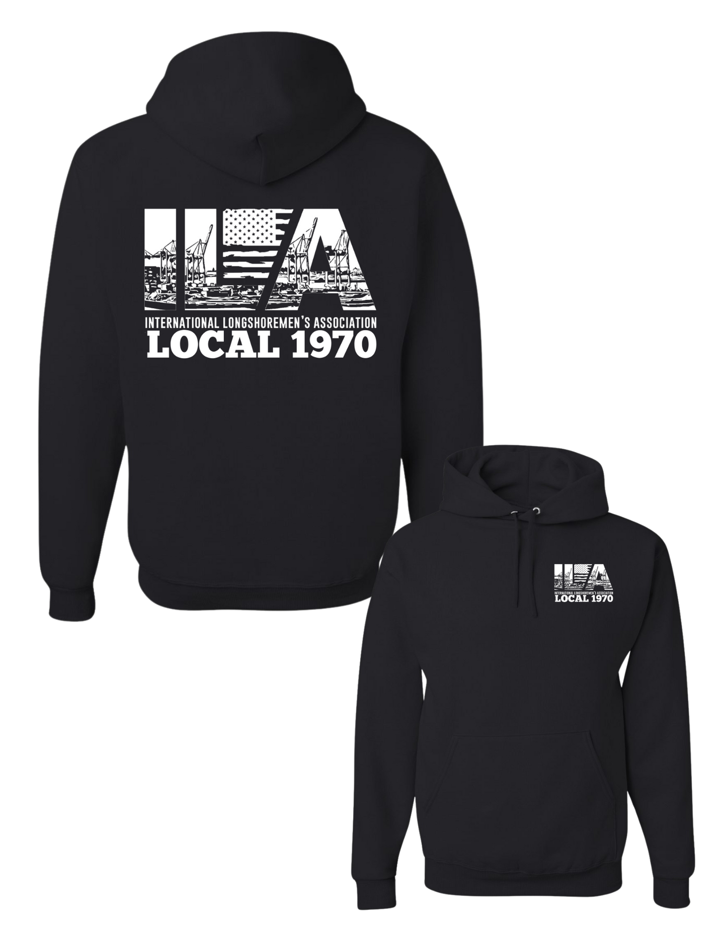 ILA Local 1970 Banner Hoodie